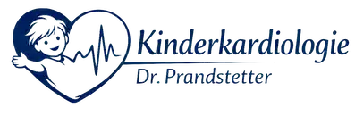 zeigt das Logo der Kinderherzpraxis mit einem Herz als Rahmen, darin ein lachendes Kind mit einem EKG